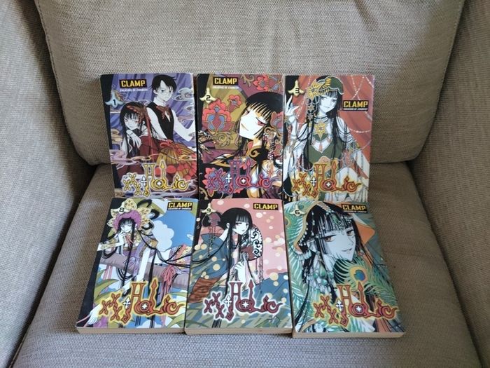 Clamp Manga Books In English 1 2 3 6 8 9 xxxHolic Manga series