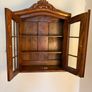 Vintage Wall Display Cabinet Image 2