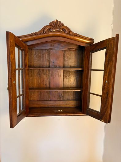 Vintage Wall Display Cabinet
