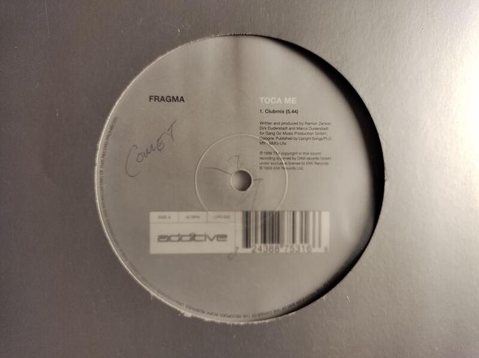 Fragma - Toca Me - Additive Records - Late 90s TRANCE Club CLASSIC!