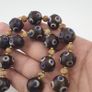 Antique Venetian Style Thousand Eyes Glass & Bone Beads Necklace Image 9