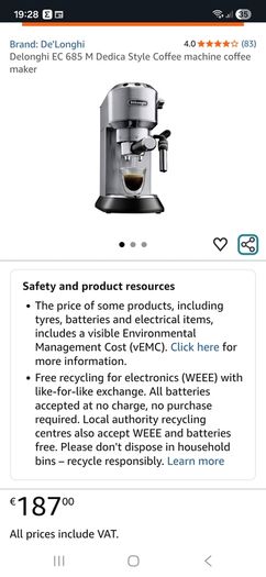 Delongi coffee machine