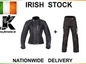 Mens Spada Textile Jacket + Trousers Air Pro Seasons Ce Black Xxxl