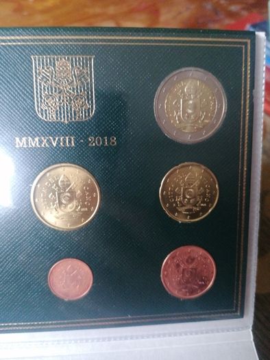 2018 Vatican Euro Coin Set