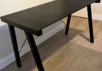 Typhoon Desk | Black Glass