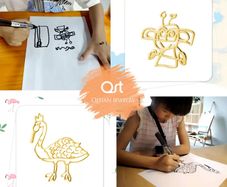 Personalized Child's Drawing Necklace | 925 Sterling Silver | Custom Kids Artwork Jewelry | Handmade Keepsake Gift