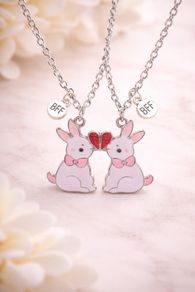 BFF Bunny Necklace Set - Free Post