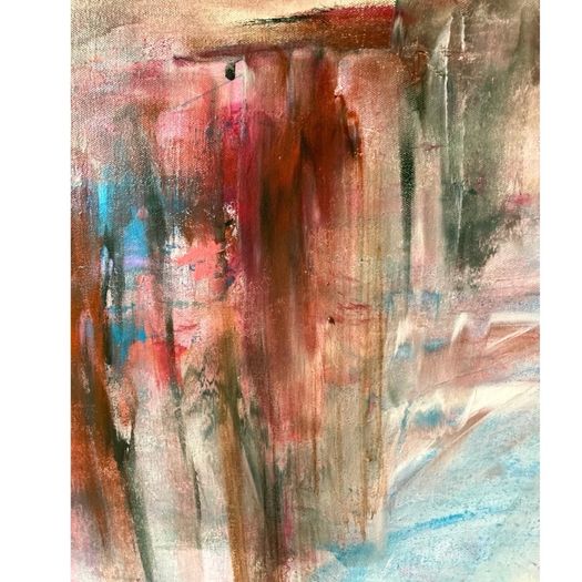 XL Framed Original Art Original Abstract Painting