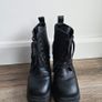 Tommy Hilfiger High Heels Platform Black Boots Image 2