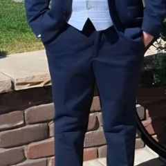 Boys Navy blue Communion Suit