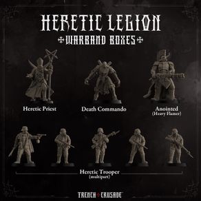 Trench Crusade - The Black Grail - Warband and Reinforcements
