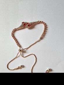 Brand New Rose Gold Bow Adjustable Bracelet