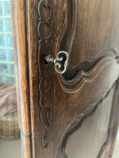 Antique French Bonnetiere Armoire