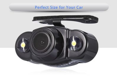 Car Rear View Rearview Backup Night Vision Camera 170 Degree Dual LEDs Car Rear View Camera with ACC
