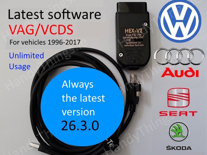 Vag Com / Vcds / Vagcom 26.3.0 - FREE Upgrades