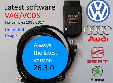 Vag Com / Vcds / Vagcom 26.3.0 - FREE Upgrades