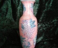 Beautiful oriental ceramic vase