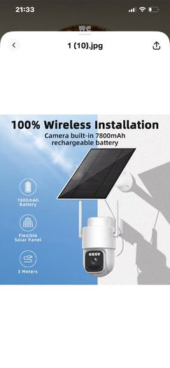 Cctv completely wireless 4g nvr 4 camera system