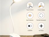 LED Desk Touch Switch Clip Study Reading Light