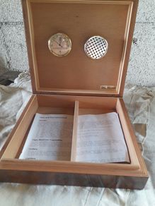 Dal Negro Burl Walnut Cigar Humidor