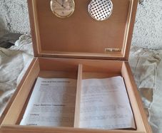 Dal Negro Burl Walnut Cigar Humidor