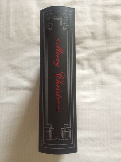 Decorative False Book Storage Box (Christmas)