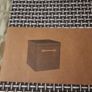 black/white wicker style storage box Image 2