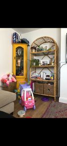 vintage bamboo shelving c1970's