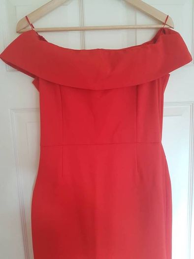 Off shoulder orange Zara Dress