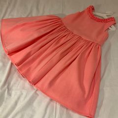 Stunning Leigh Tucker Willow Special occasion party coral dress 6 7 8