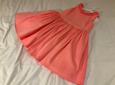 Stunning Leigh Tucker Willow Special occasion party coral dress 6 7 8