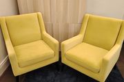 Ochre M&amp;S Armchairs (4 available)