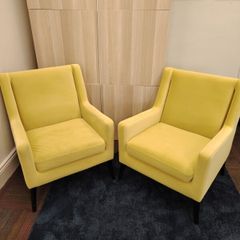 Ochre M&S Armchairs (4 available)