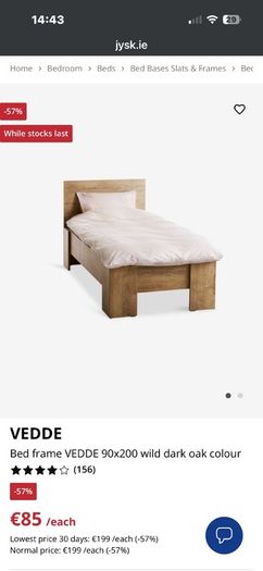 single bed frame