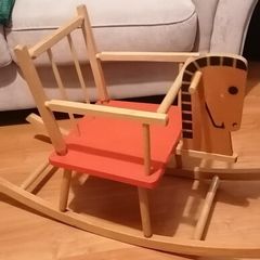 vintage 1960s childs rocking horse