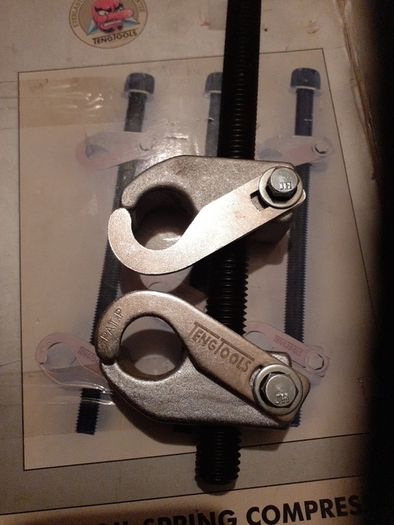 Teng Tools 3 Piece Coil Spring Compressor Set
