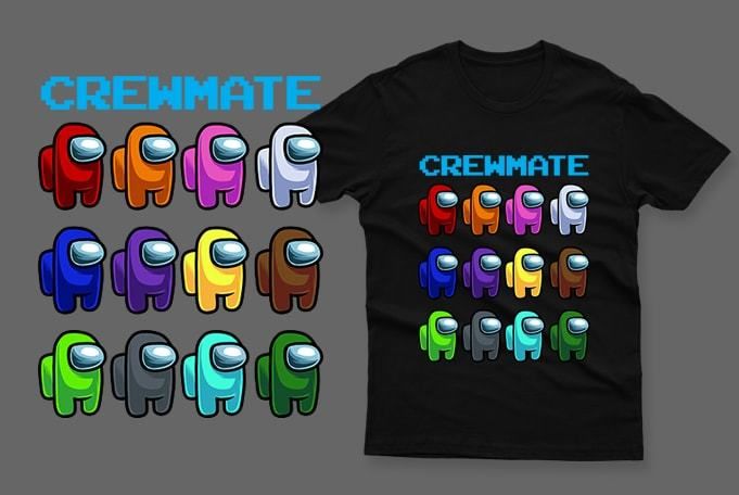 Among us gaming t-shirts for adults and kids imposter t-shirts