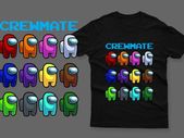 Among us gaming t-shirts for adults and kids imposter t-shirts