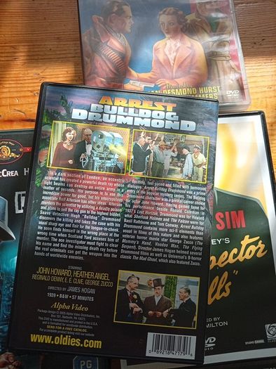Oldie Thriller films on dvd