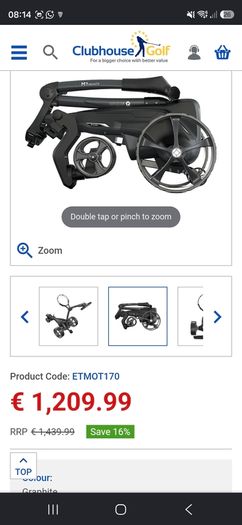 Motocaddy 2025 M7 Remote Electric Golf Trolley