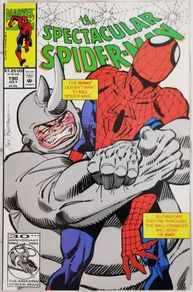 Spectacular Spider-Man #190 The Horns of a Dilemma! - Rhino Appearance (1992)