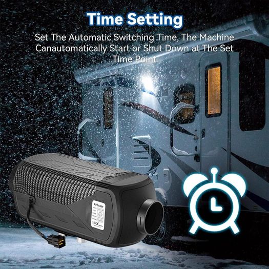 12V 8KW Diesel Heater, LCD, Remote, Bluetooth.