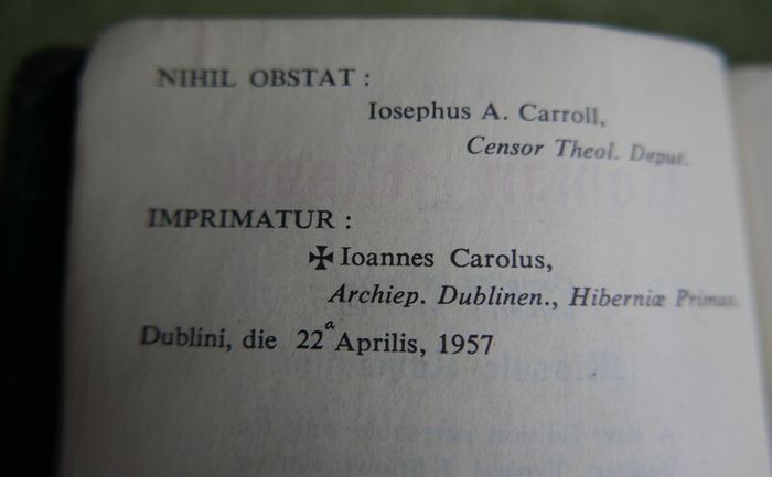 Vintage Roman Missal
