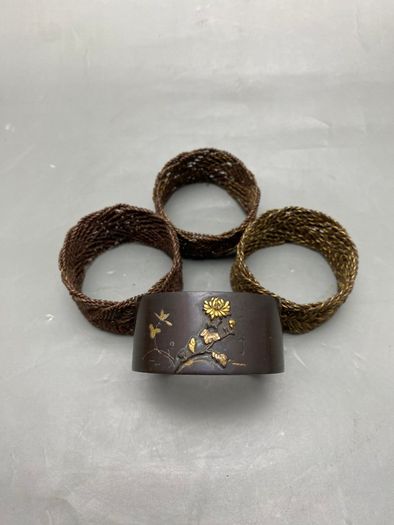 A set of 19th Century Japanese Napkin Rings
