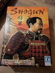 Shogun Board Game With Tennos Court Expansion