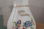 Vintage Royal Tara Irish Fine Bone China Golden Wedding Vase