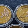 Germany 2 euro complete set 2010 Uncirculated Bremen coins UNC 24 karat Gold plated Image 9