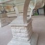 Italian Marble & Glass Side Table Image 5