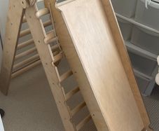 Climbing frame and ramp/slide for toddlers
