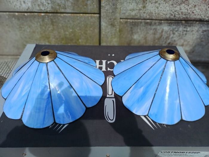 Vintage Stained Glass Ceiling Shades